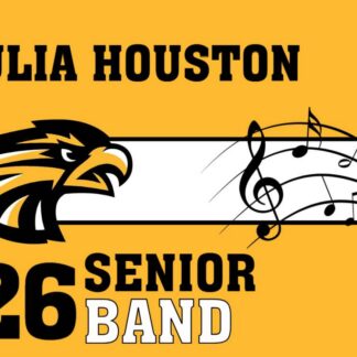 Thompson Valley High School Band yard signs