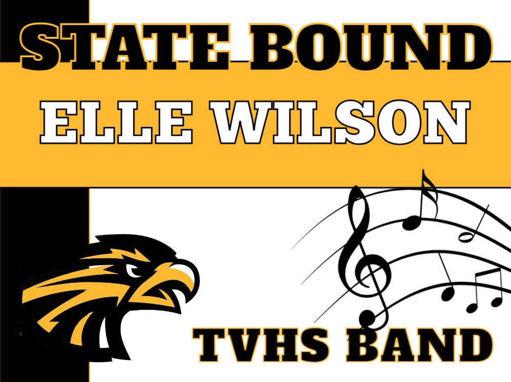 Thompson Valley High School Band yard signs