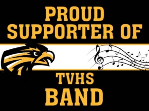 Thompson Valley High School Band yard signs