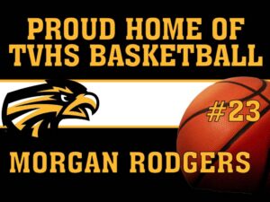 Thompson Valley High School basketball yard signs