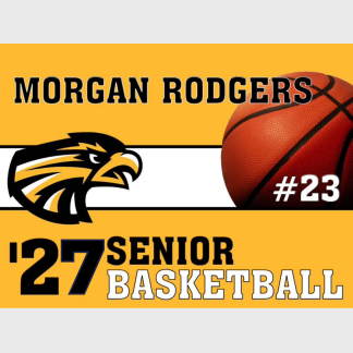 Thompson Valley High School Basketball yard signs