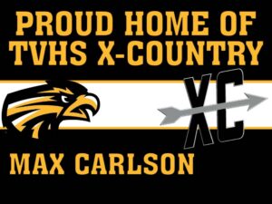 Thompson Valley High School cross country yard sign
