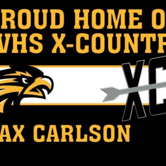 Thompson Valley High School cross country yard sign