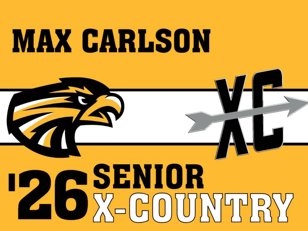Thompson Valley High School cross country yard sign