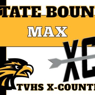 Thompson Valley High School cross country yard sign