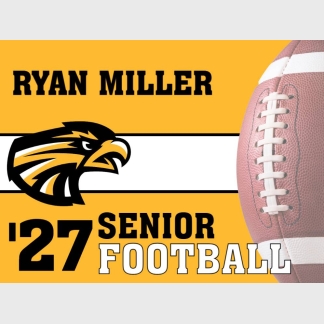 Thompson Valley High School Football yard signs
