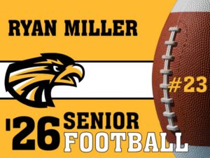 Thompson Valley High School Football yard sign