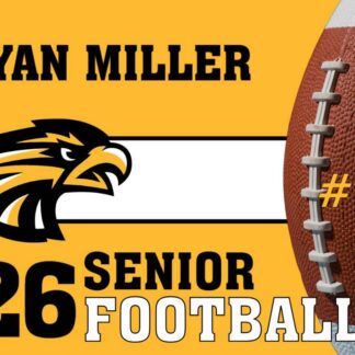 Thompson Valley High School Football yard sign
