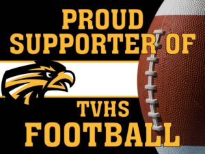 Thompson Valley High School Football yard sign