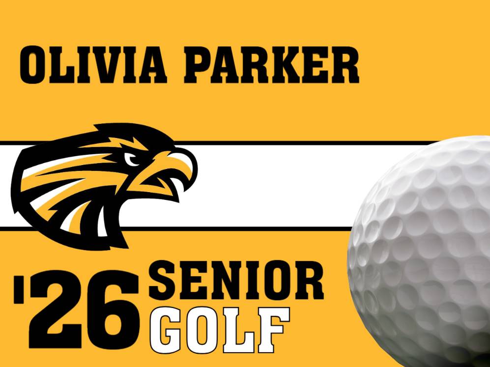 Thompson Valley High School Golf yard sign