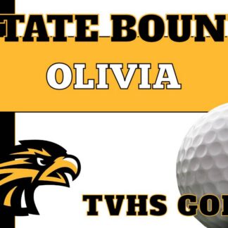 Thompson Valley High School Golf yard sign