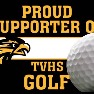 Thompson Valley High School Golf yard sign