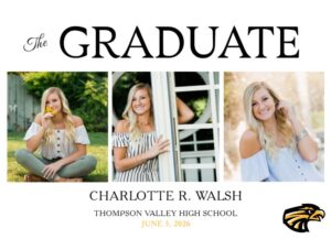 Thompson Valley High School Graduation Announcements