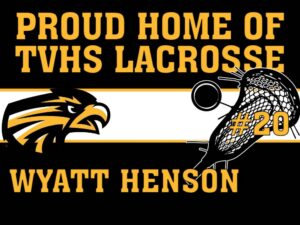 Thompson Valley High School Lacrosse yard signs