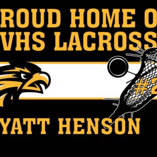 Thompson Valley High School Lacrosse yard signs