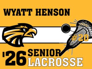 Thompson Valley High School Lacrosse yard signs