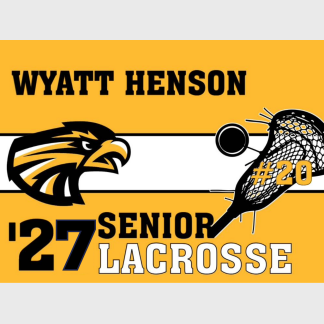 Thompson Valley High School Lacrosse yard signs