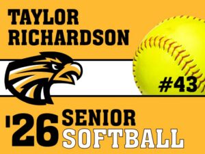 Thompson Valley High School Softball yard signs