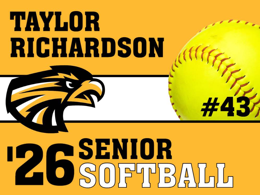 Thompson Valley High School Softball yard signs