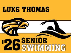 Thompson Valley High School Swimming yard signs