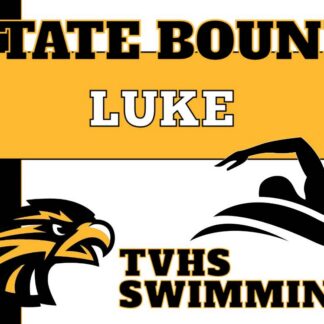 Thompson Valley High School Swimming yard signs