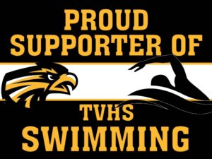 Thompson Valley High School Swimming yard signs
