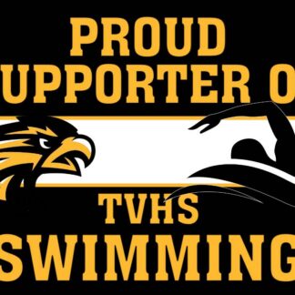 Thompson Valley High School Swimming yard signs