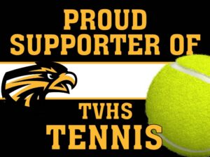Thompson Valley High School Tennis yard signs