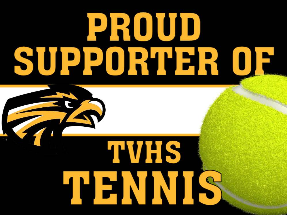 Thompson Valley High School Tennis yard signs