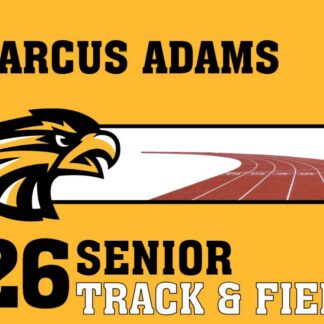 Thompson Valley High School Track yard signs