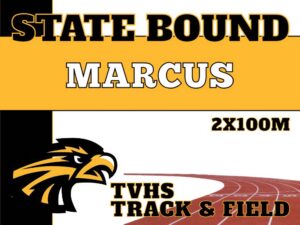 Thompson Valley High School Track yard signs
