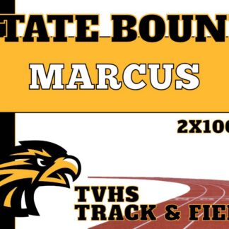 Thompson Valley High School Track yard signs
