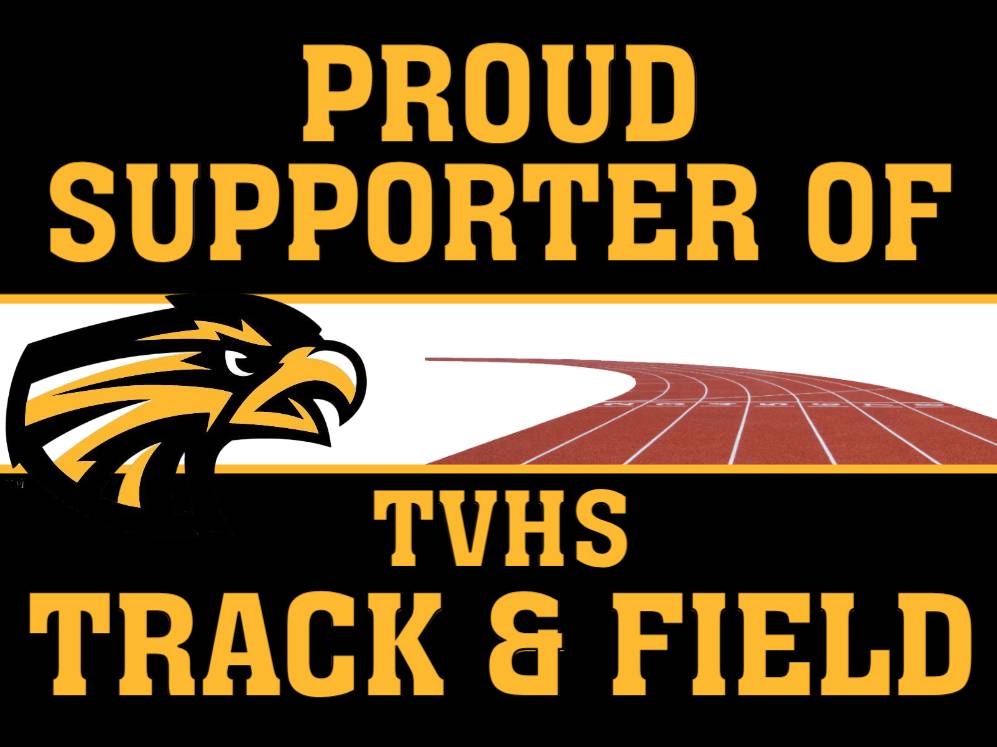 Thompson Valley High School Track yard signs