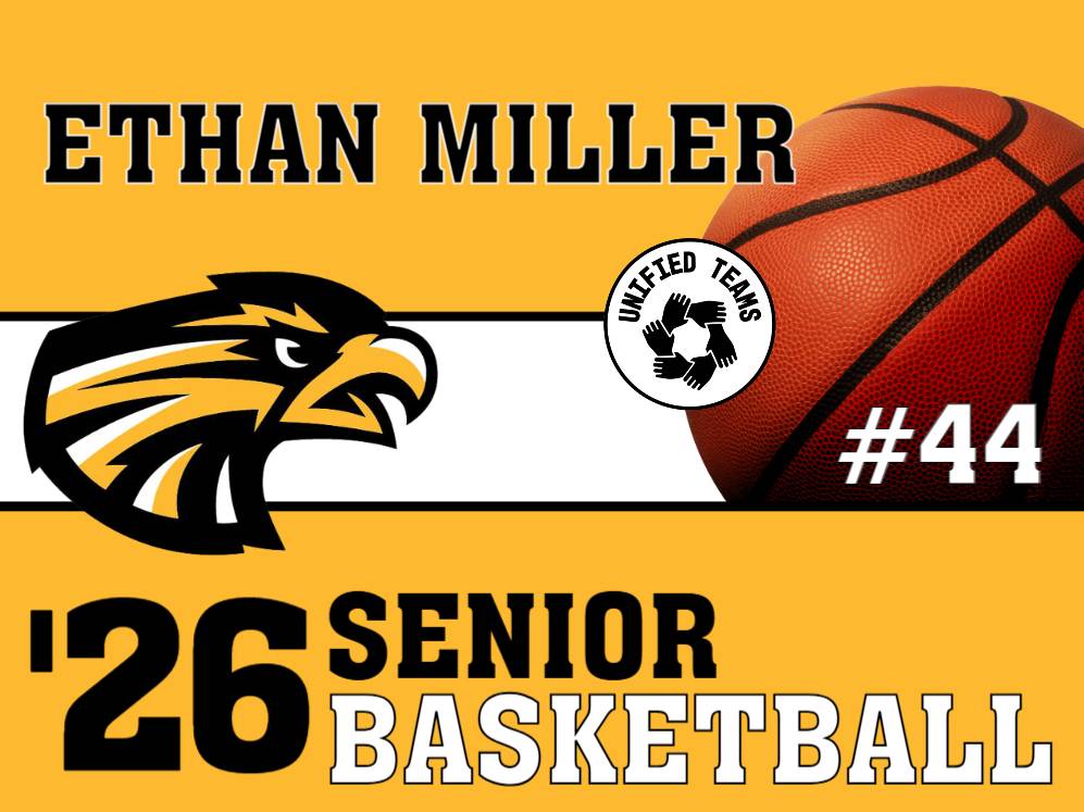Thompson Valley High School Unified Basketball yard signs