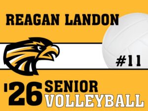 Thompson Valley High School Volleyball yard signs