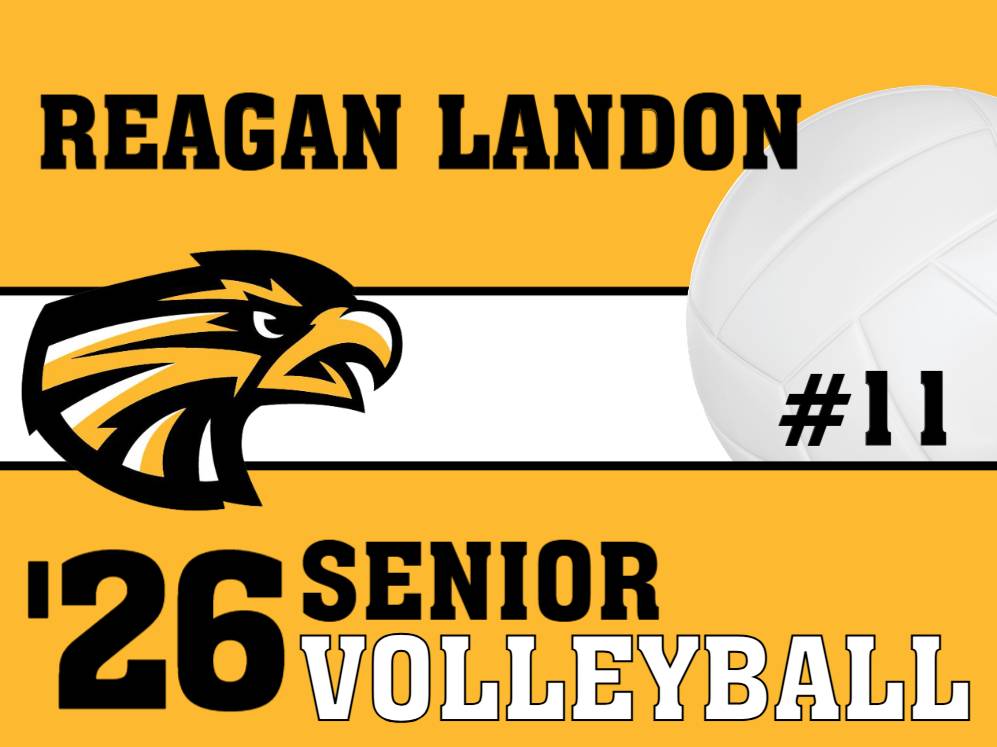 Thompson Valley High School Volleyball yard signs