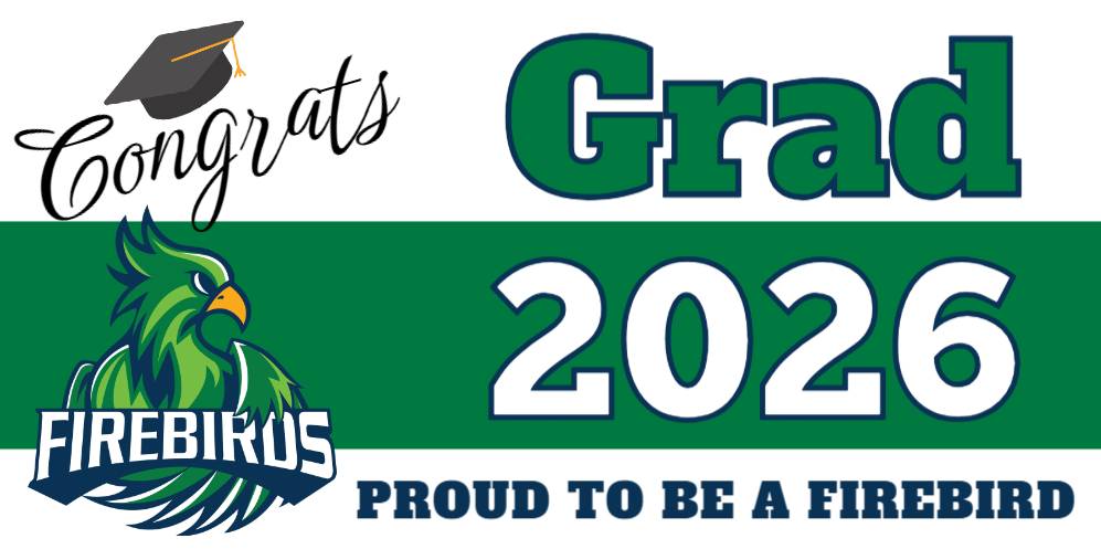 Windsor Charter Academy Early College Graduation banners
