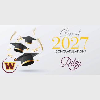 Windsor High School graduation banner
