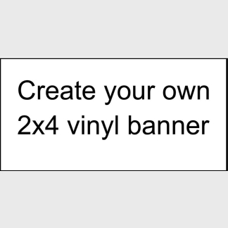 create your own vinyl banner