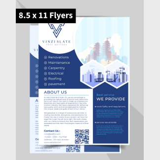 8.5 x 11 marketing flyer