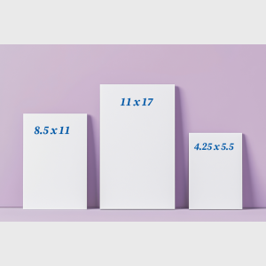 custom flyers, posters and postcards for businesses