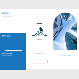 trifold business brochure