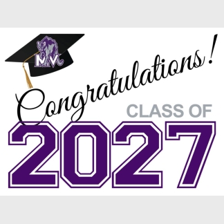 Mountain View High School graduation yard signs