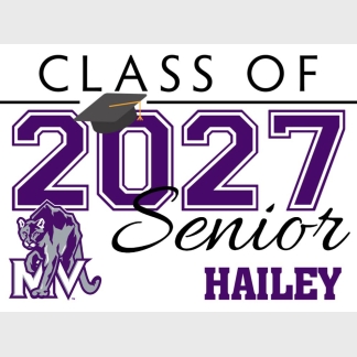 Mountain View High School graduation yard signs