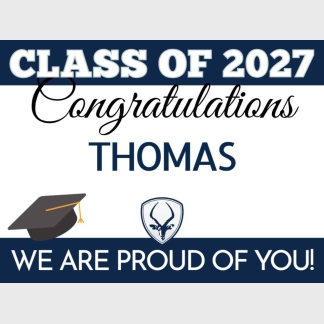 Poudre High School Graduation yard signs
