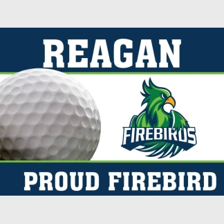 Windsor Charter Academy golf yard sign
