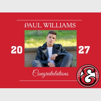 Eaton High School photo graduation yard signs