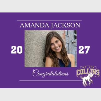 Fort Collins High School graduation yard signs