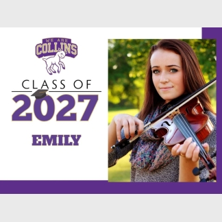 Fort Collins High School graduation yard signs