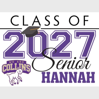 Fort Collins High School graduation yard signs